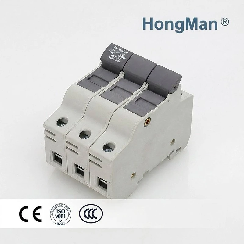 690V AC 32A 10x38mm Solar PV DIN Rail Fuse Holder suppliers