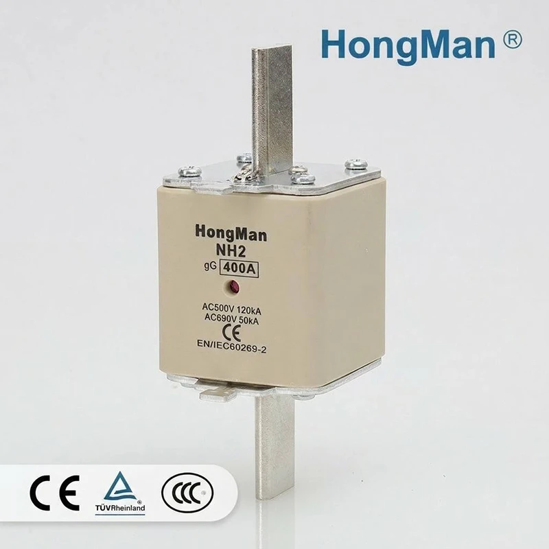 NH2 Dual Blown Indicator 400A HRC Blade Fuse