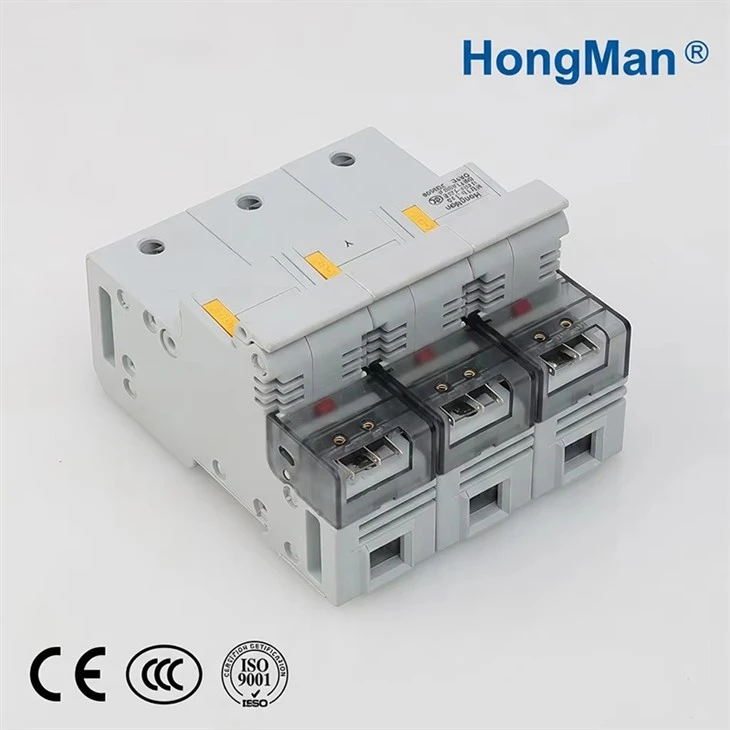 Ceramic AC 1140V PV Fuse Holder factory
