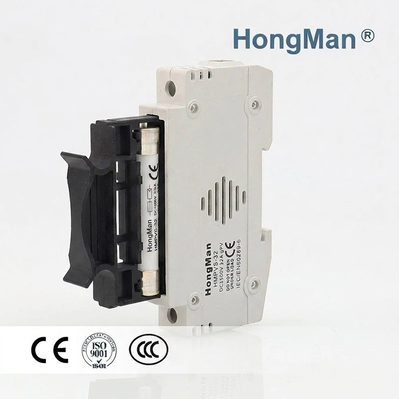 PV 1500VDC 32A 10x65mm Solar PV DIN Rail Fuse Holder suppliers